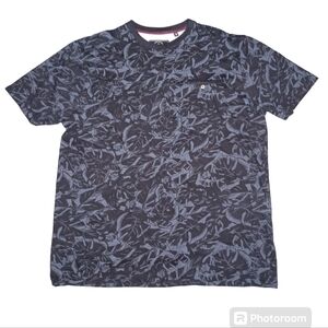 KNIT HERITAGE Pocket T-shirt Abstract Floral Print Size 3XL Men